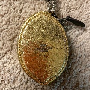 Coach Lemon coin purse